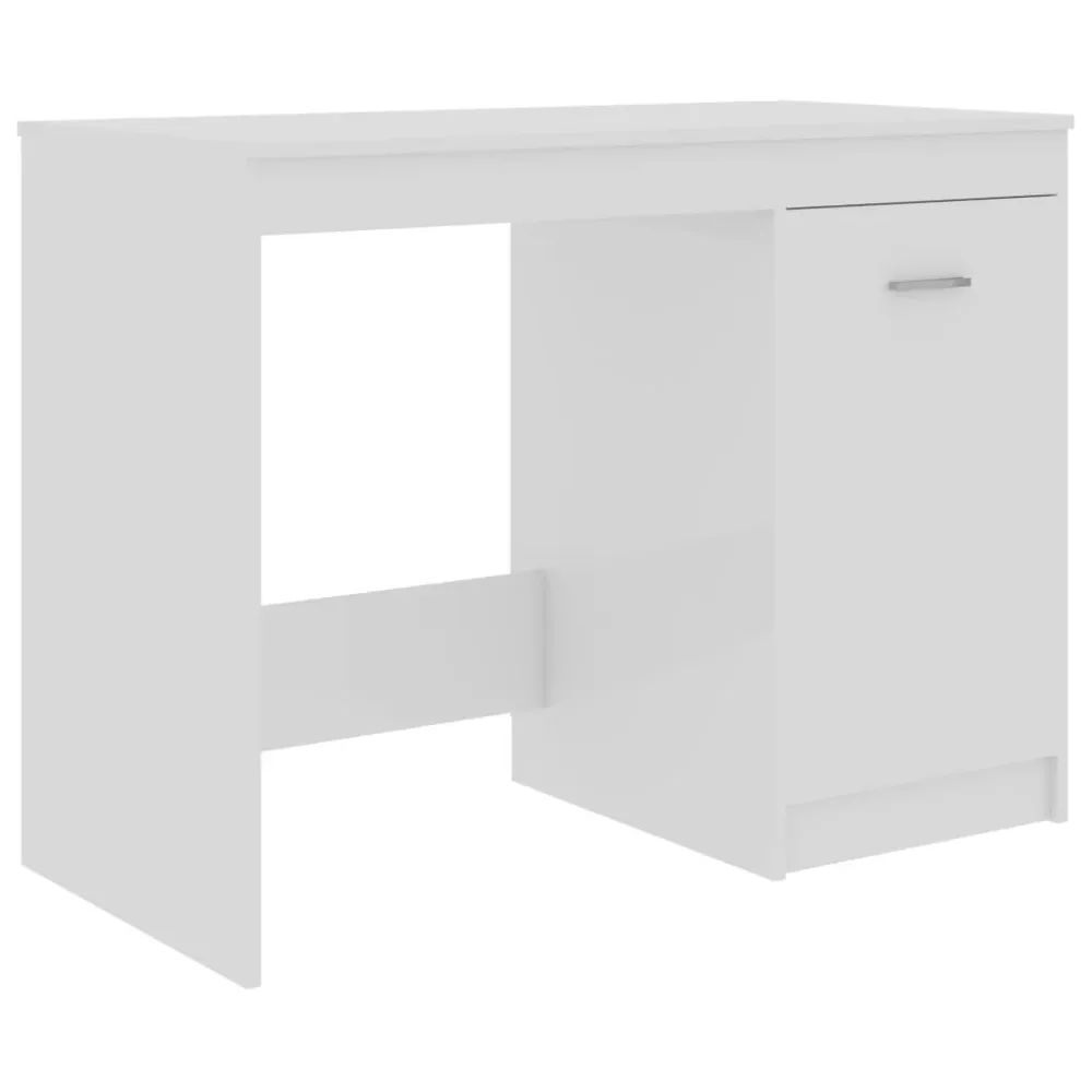 Visualiseur de Documents Bureau table poste de travail meuble d'ordinateur informatique étude brillant 100 x 50 x 76 cm bo...