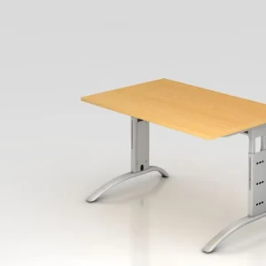 Bureau Hammerbacher pied C 120x80cm hêtre hauteur de travail 65 - 85 cm VFS12/6/S acquérir à bas prix