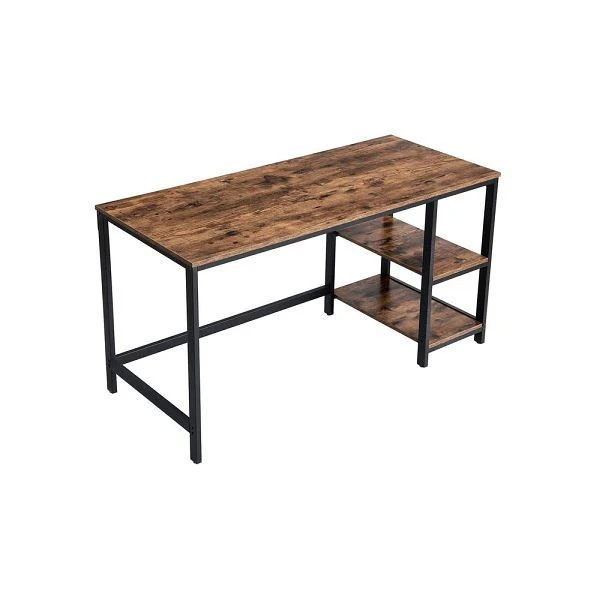 Bureau Professionnel Bureau VASAGLE d'époque marron-noir LWD55X acheter à bas prix