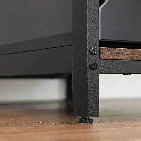 Bureau Professionnel Bureau VASAGLE d'époque marron-noir LWD55X acheter à bas prix