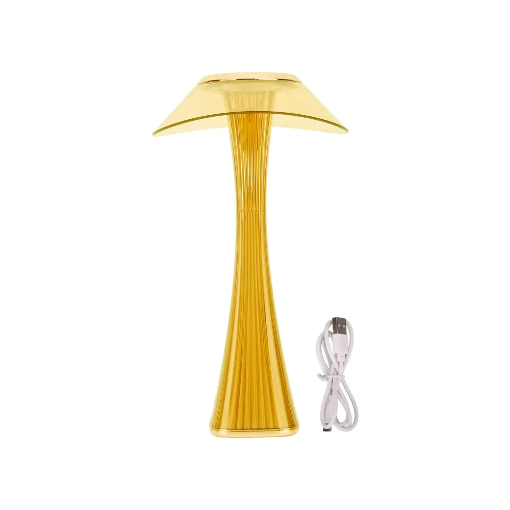 Lampada Da Tavolo Touch Dorato en mélaminé haute résistance