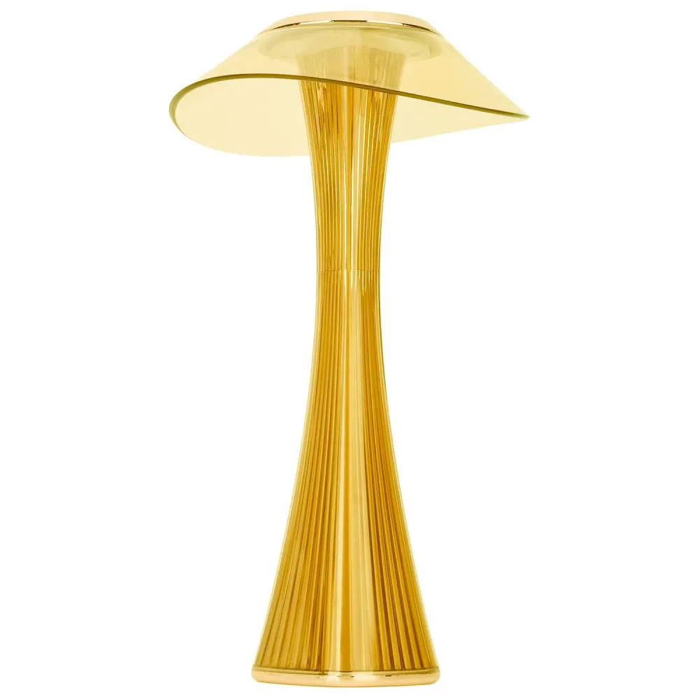 Lampada Da Tavolo Touch Dorato en mélaminé haute résistance