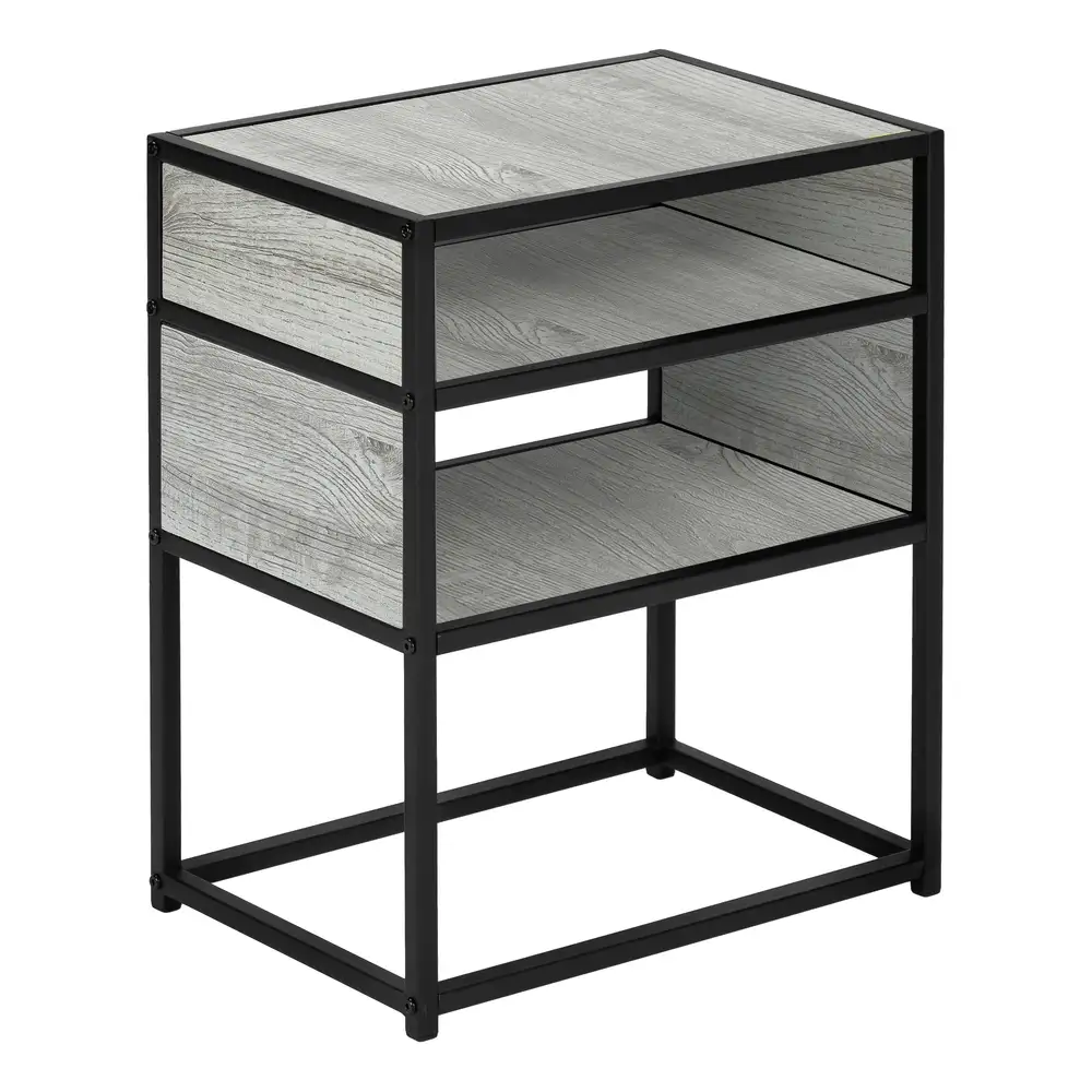 Plateforme réglable en hauteur Table D'Appoint - 22"H / Gris / Acier Noir
