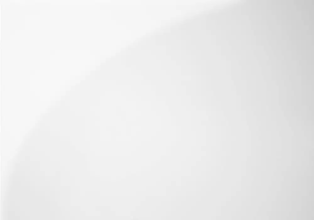 Table D'Appoint - 24"H / Blanc Brillant / Metal Chromé