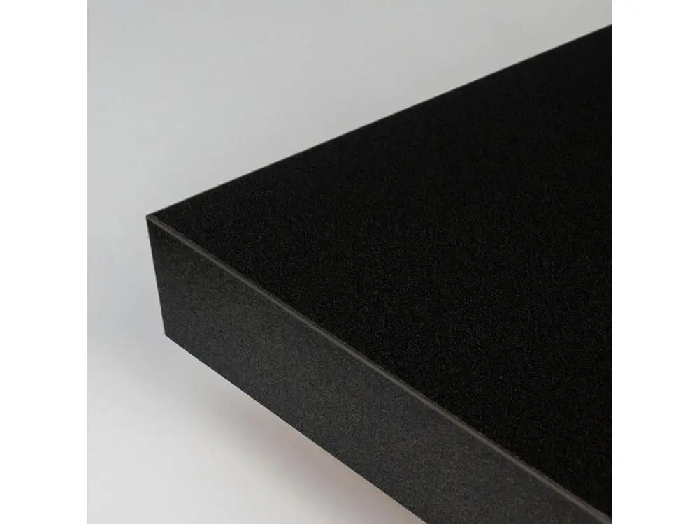 Bureau compact pour Table 70x70cm - modèle Dina pied et noir uni