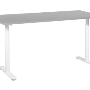Bureau compact pour Table à hauteur ajustable Manuel Gris évident DESTINAS