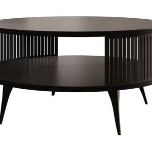 Forini - table basse - noir - 75 cm pour télétravail