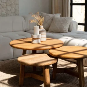 Fusuma Coffee Table - M avec plateau en chêne massif