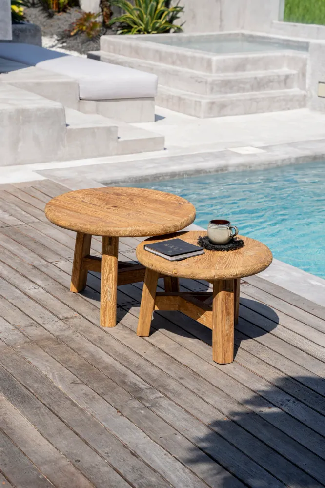 Fusuma Coffee Table - M avec plateau en chêne massif