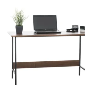 Plateforme réglable en hauteur Table de Bureau Wilmington 120 cm - Noyer
