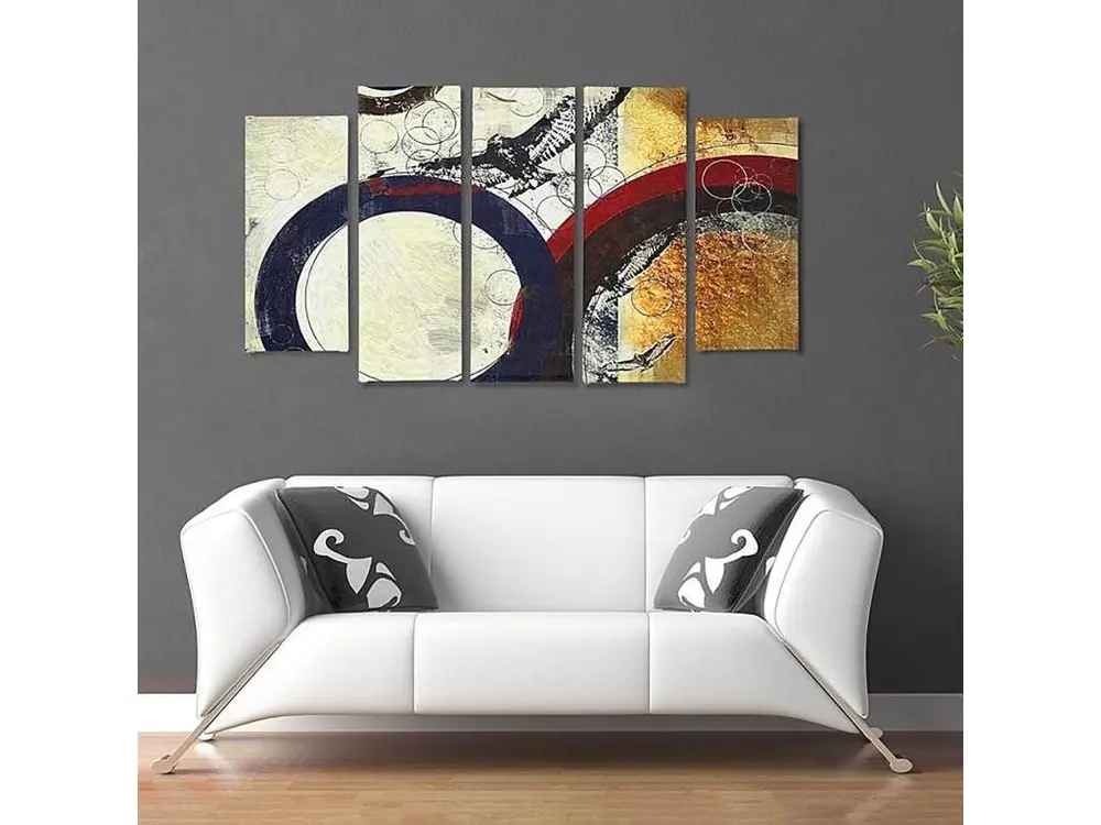 Surface de travail antidérapante Tableau b abstraction - 200 x 100 cm