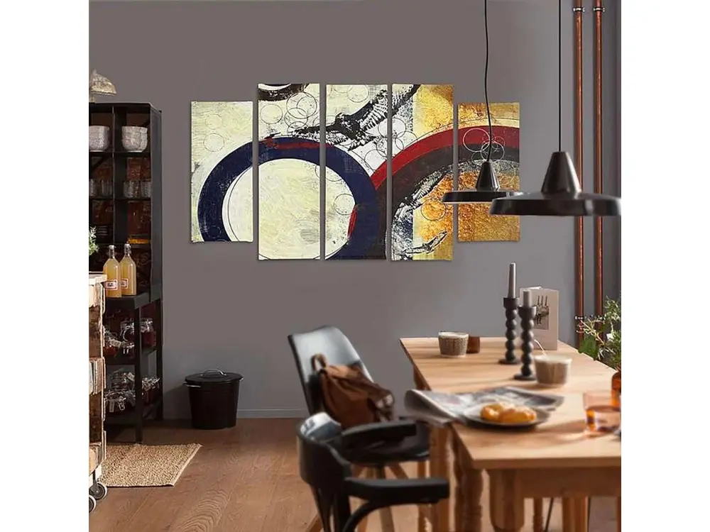 Surface de travail antidérapante Tableau b abstraction - 200 x 100 cm