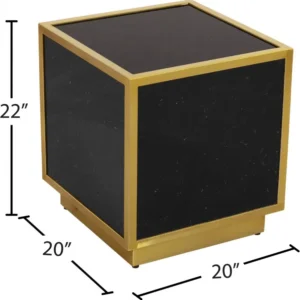 Table De Bout Scintillante pour configuration en L