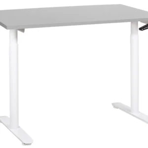Table à hauteur ajustable Manuel Gris évident DESTINAS pour configuration en L