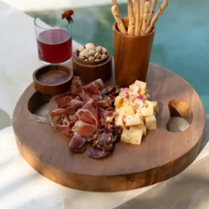 Teak Root Tray - Originel - M