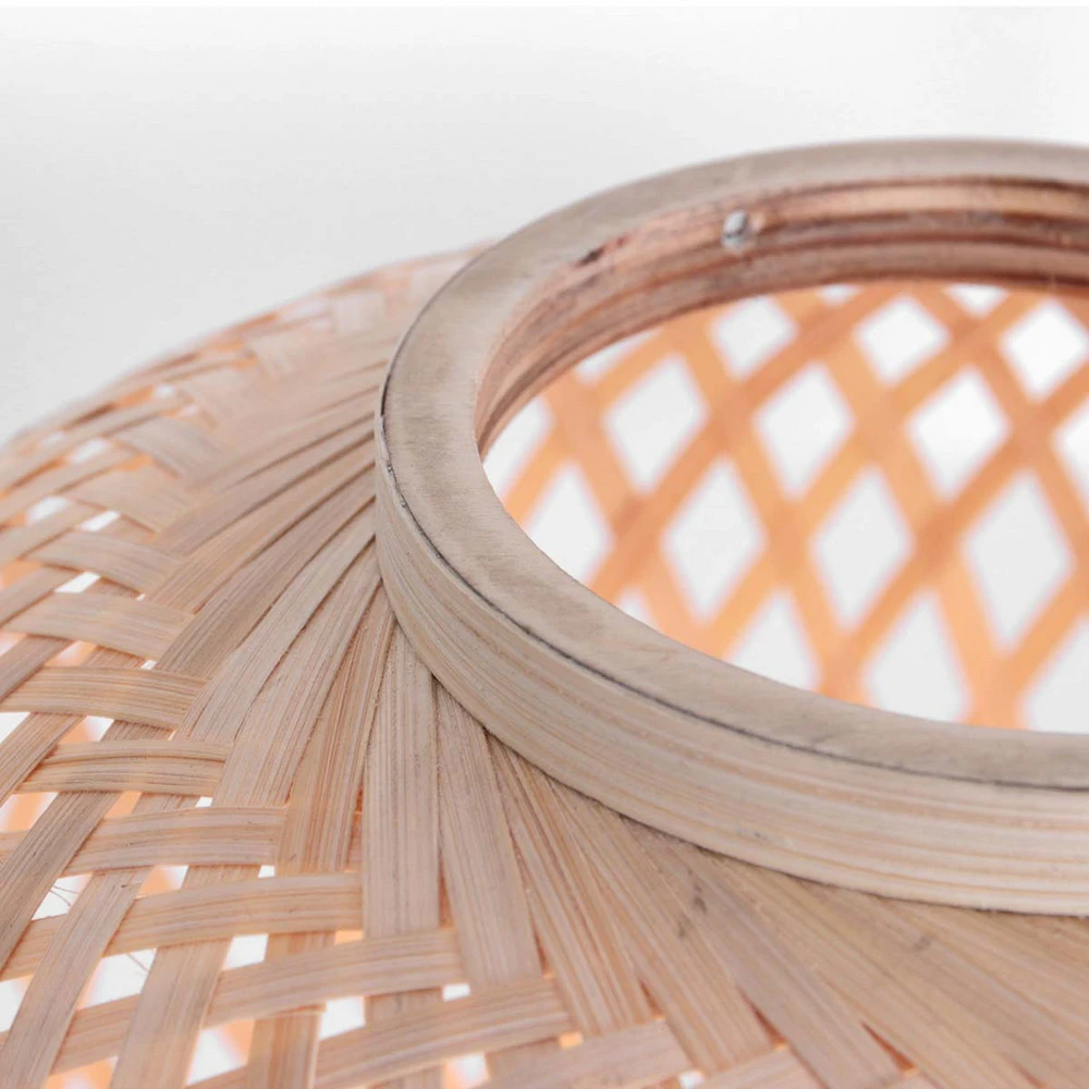 Lampe de table Maze, naturelle avec Plateau en Stratifié