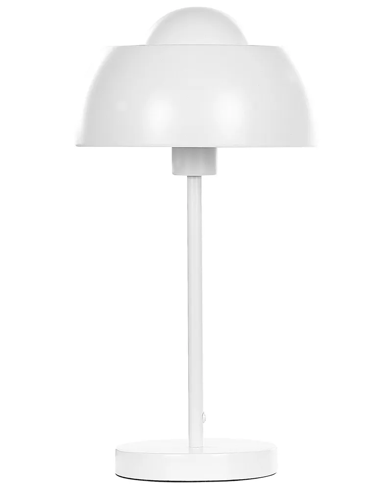 Metal Table Lamp Blanc pur SENETTE en mélaminé haute résistance