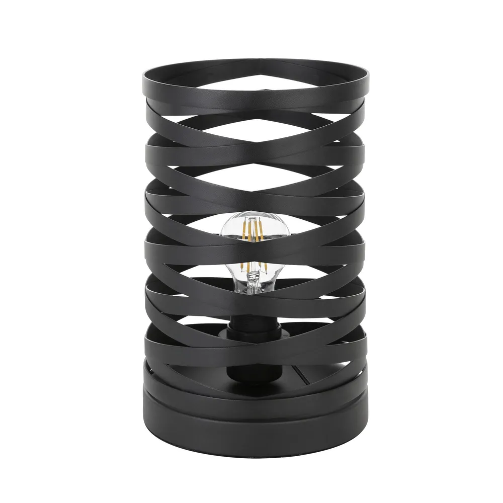 Plateforme réglable en hauteur Lampe de table en métal noir CREMELLA E27 40W