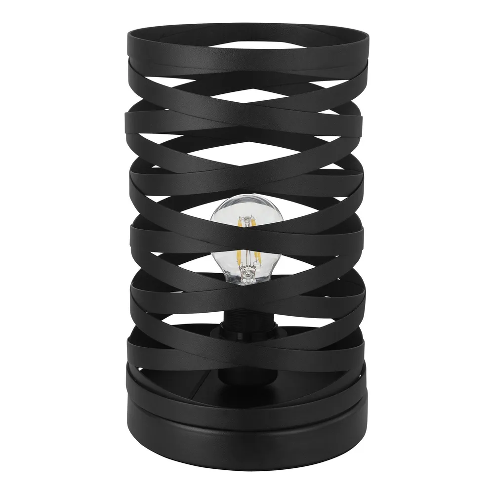 Plateforme réglable en hauteur Lampe de table en métal noir CREMELLA E27 40W