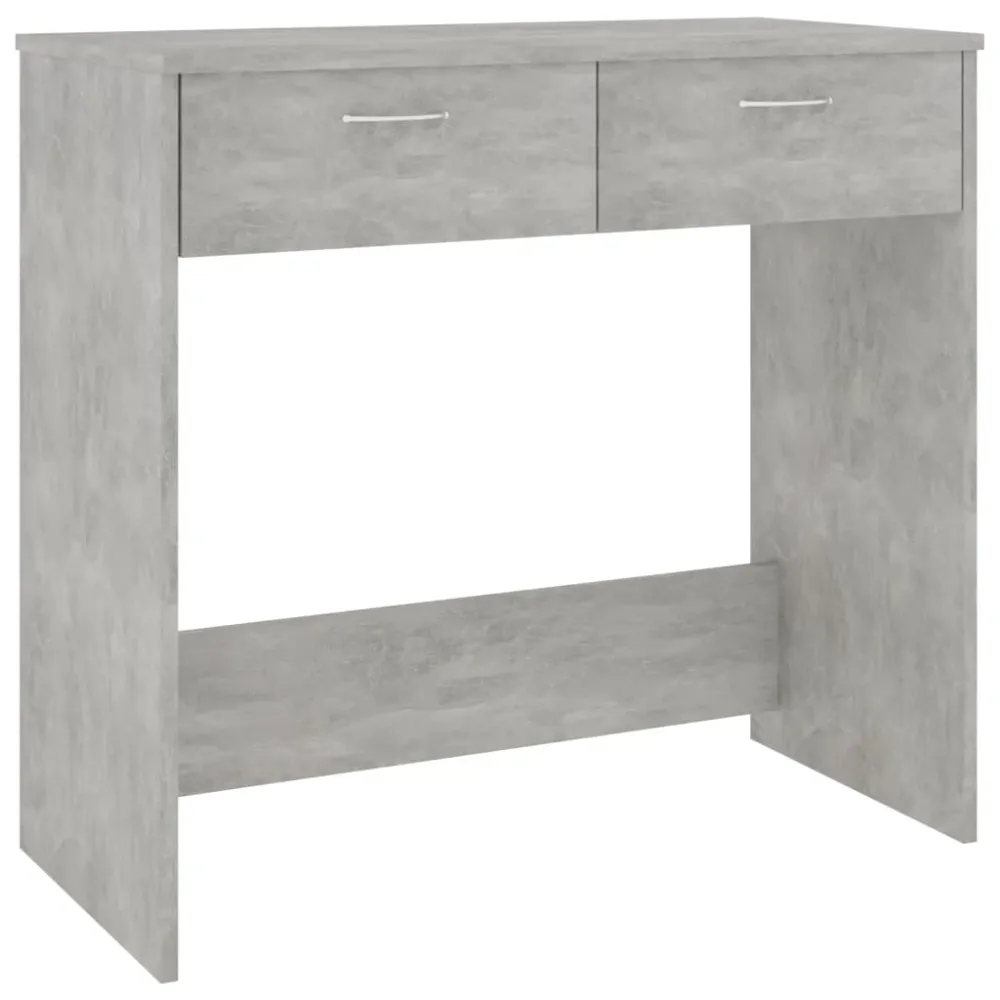 Surface de travail antidérapante Bureau table poste de travail meuble d'ordinateur informatique étude 80 x 40 x 75 cm bois...