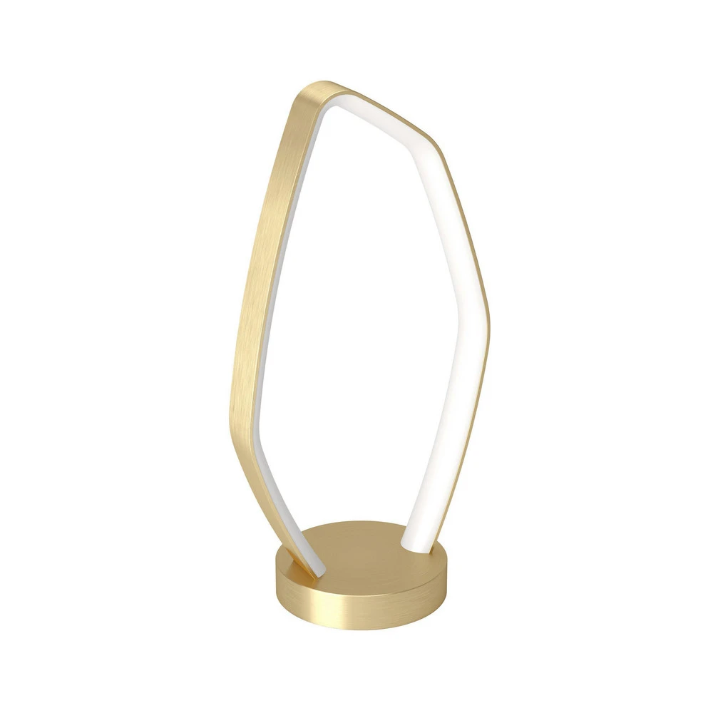 Table avec passe-câbles Lampe de table LED Vallerosa en laiton