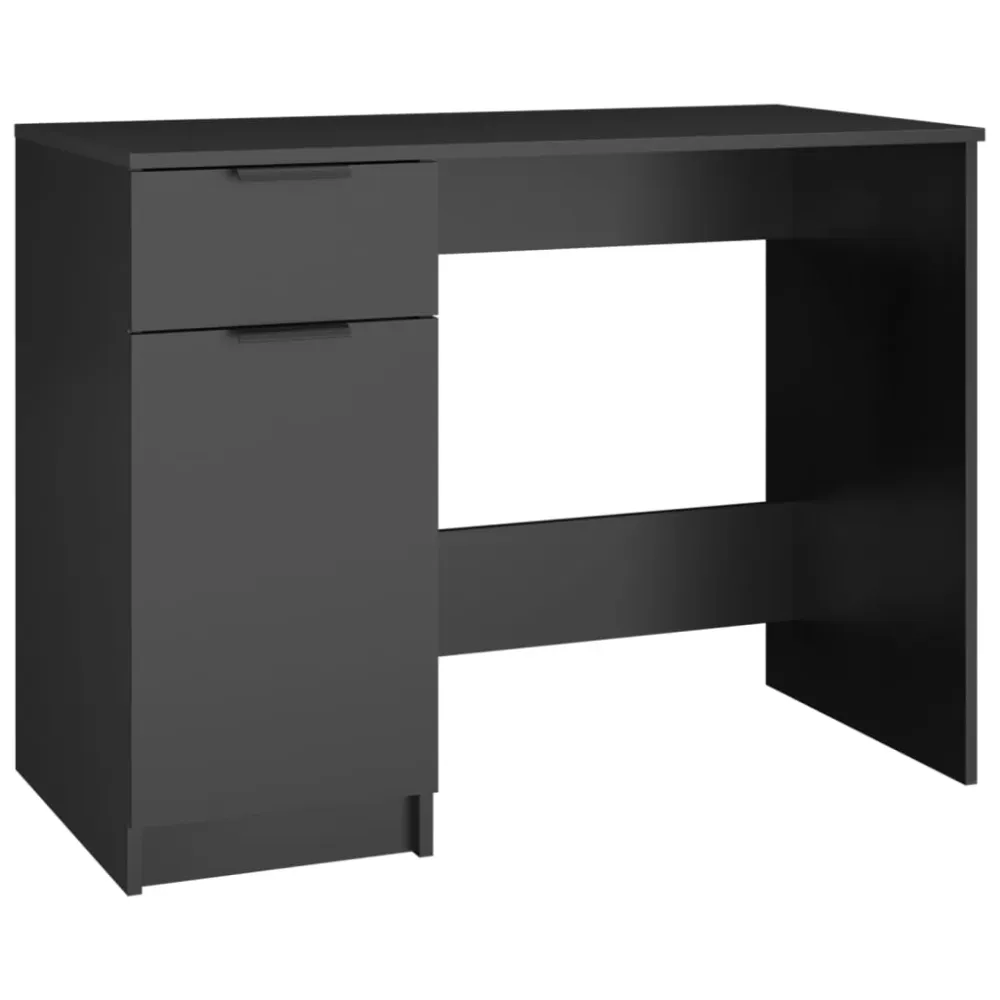 Table de Réunion Ergonomique Bureau table poste de travail meuble d'ordinateur informatique étude 100 x 50 x 75 cm bois d'...