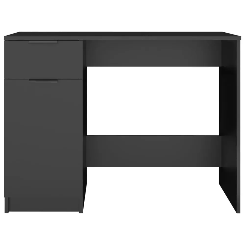 Table de Réunion Ergonomique Bureau table poste de travail meuble d'ordinateur informatique étude 100 x 50 x 75 cm bois d'...