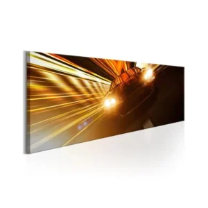 Tableau Night Rally : Taille - 120 x 40 cm