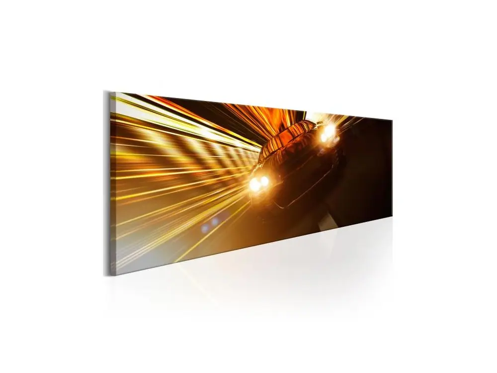 Tableau Night Rally : Taille - 120 x 40 cm