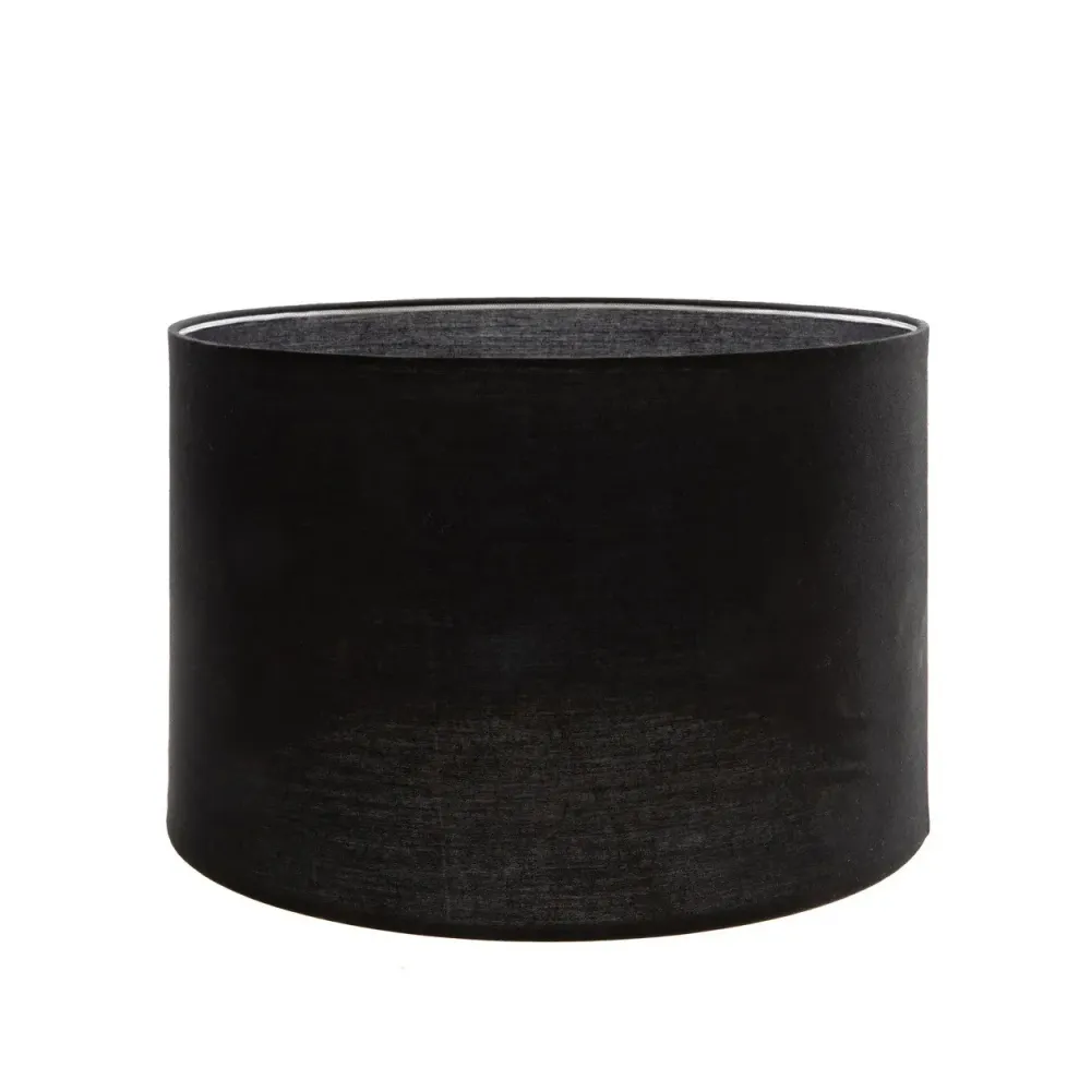 Teak Wood Table Lamp - Brut Black pour espace limité