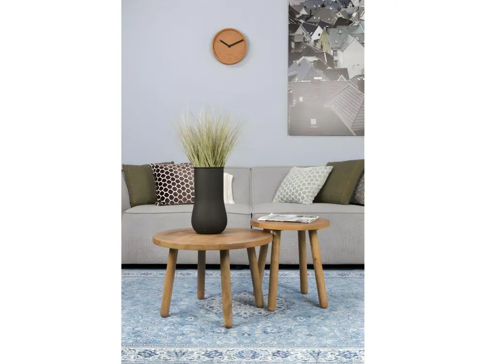 Dendron - Table d'appoint ronde bois ø60cm - Couleur - Bois net