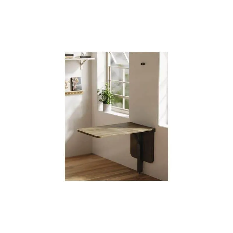 Ferrure pour table escamotable TopSwing 2394899873 avec plateau en chêne massif