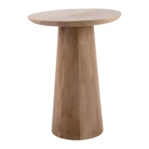 Force - Table d'appoint en bois de manguier ø35,5cm - Couleur - Bois net avec certificat PEFC