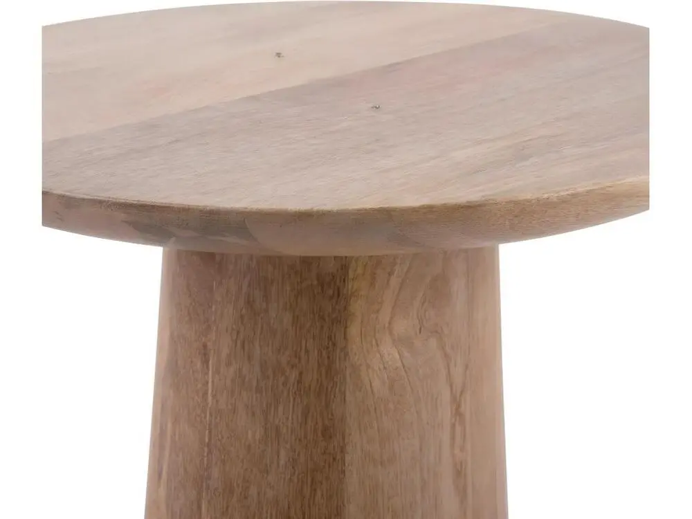 Force - Table d'appoint en bois de manguier ø35,5cm - Couleur - Bois net avec certificat PEFC