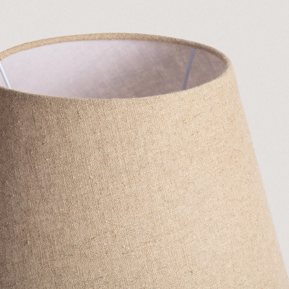 Lampe de table Jara ILUZZIA Terracotta diamètre 300 mm avec certificat PEFC
