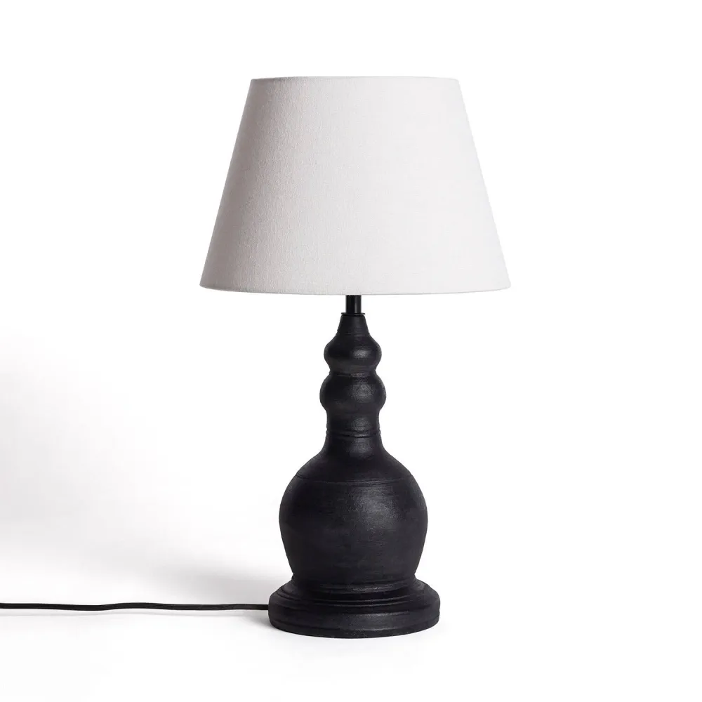 Lampe de table Jara ILUZZIA Terracotta diamètre 300 mm avec certificat PEFC