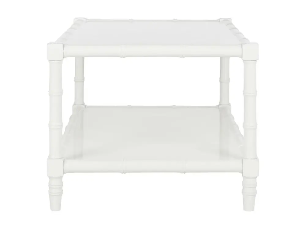 Surface de travail antidérapante Table d'appoint Blanc 91 X 37 X 48.26 cm - Yvonne