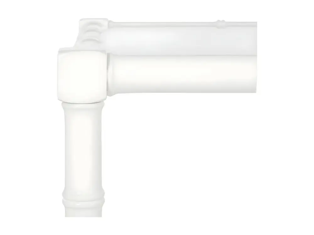 Surface de travail antidérapante Table d'appoint Blanc 91 X 37 X 48.26 cm - Yvonne