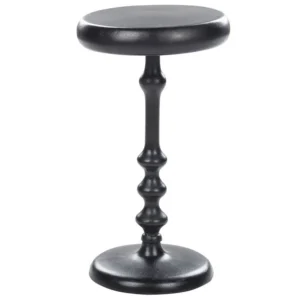 Surface de travail antidérapante Table d'appoint noire ATAPO