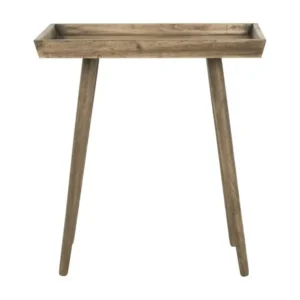 Table d'appoint Marron 60 x 40 x 65 cm - Nonie facile à monter