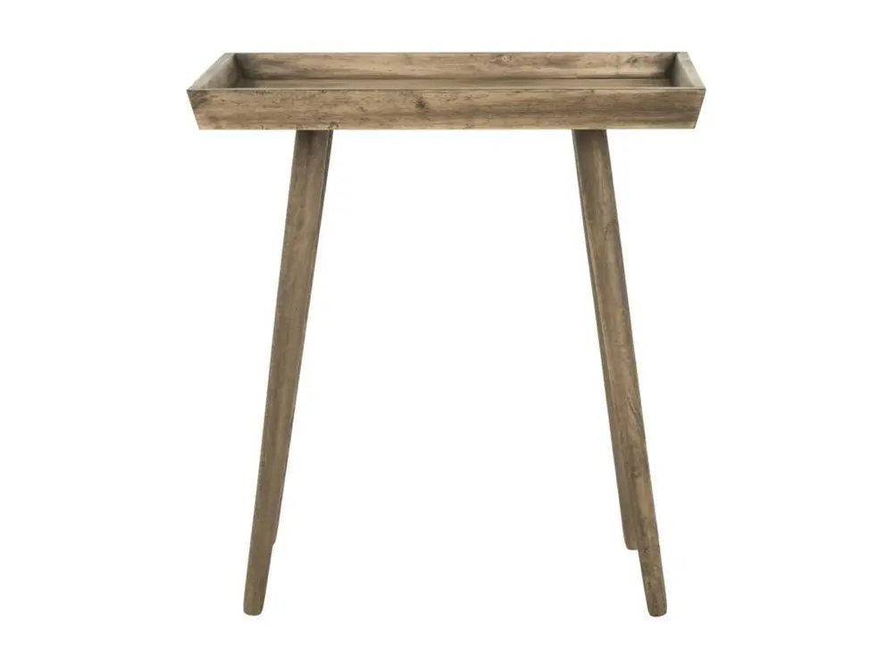 Table d'appoint Marron 60 x 40 x 65 cm - Nonie facile à monter