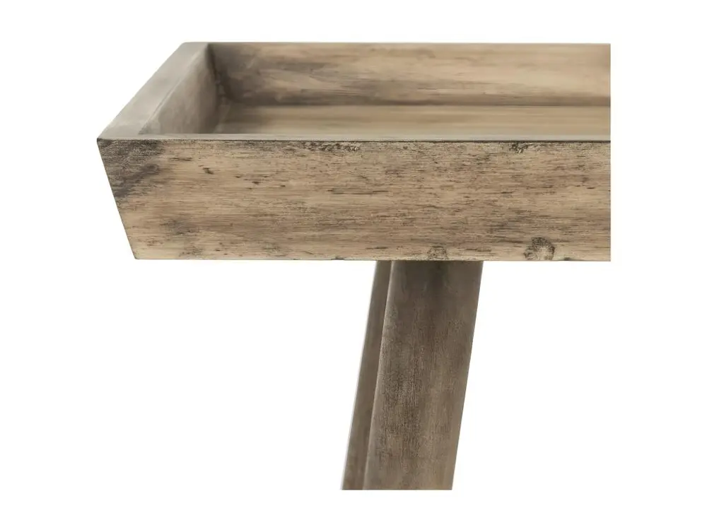 Table d'appoint Marron 60 x 40 x 65 cm - Nonie facile à monter