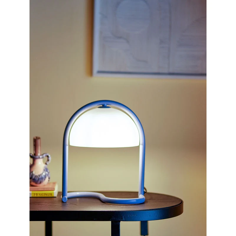 Table de Réunion Ergonomique Lampe de table Bloomingville Favour, bleue