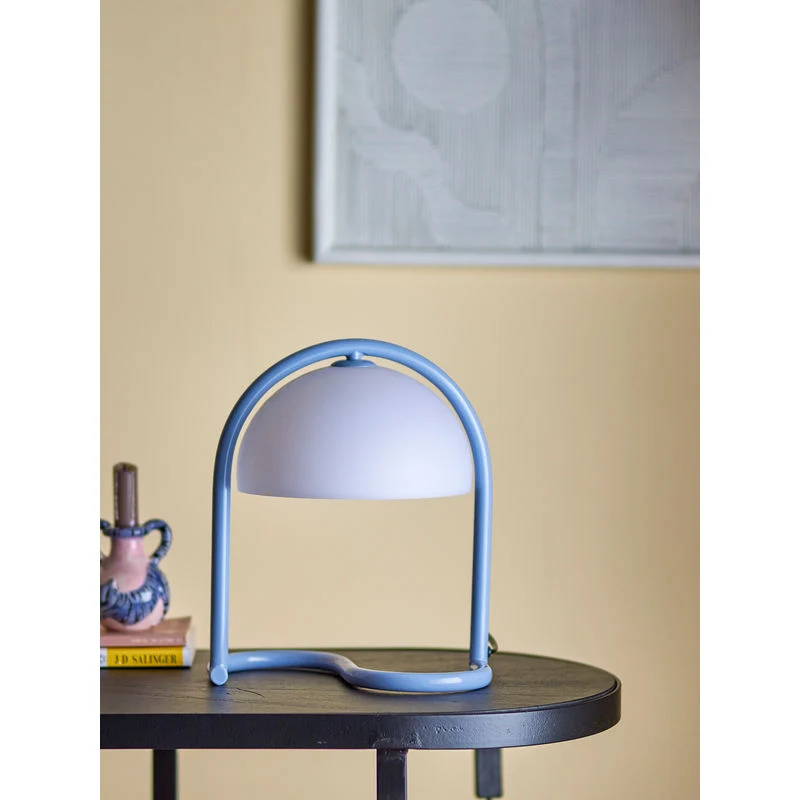 Table de Réunion Ergonomique Lampe de table Bloomingville Favour, bleue