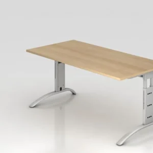 Bureau Hammerbacher pied C 160x80cm chêne hauteur de travail 65 - 85 cm VFS16/E/S magasiner à bas prix