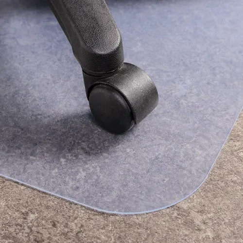 Ergo Office ER-421 Tapis de protection du sol Tapis de chaise de bureau pour sols durs antidérapant Diaphane 120x90 cm Rec...