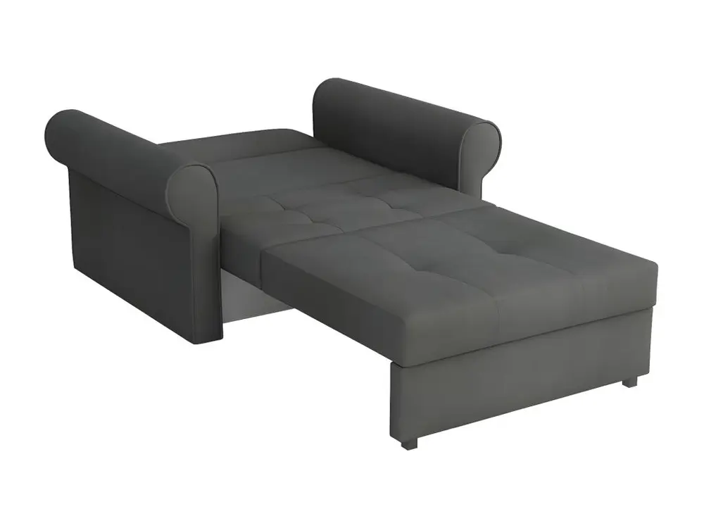 Fauteuil Columbus 127, Bleu, 85x116x98cm, Tapisserie, Pieds: Métal