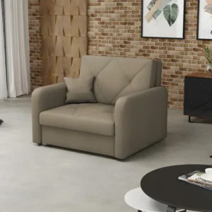 Fauteuil Columbus 167, Brun évident, 85x103x98cm, Tapisserie, Pieds: Métal