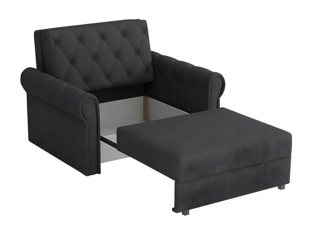 Fauteuil Columbus 200, Vert, 85x116x98cm, Tapisserie, Pieds: Métal