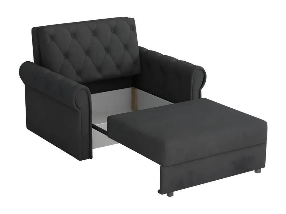 Fauteuil Columbus 200, Vert, 85x116x98cm, Tapisserie, Pieds: Métal